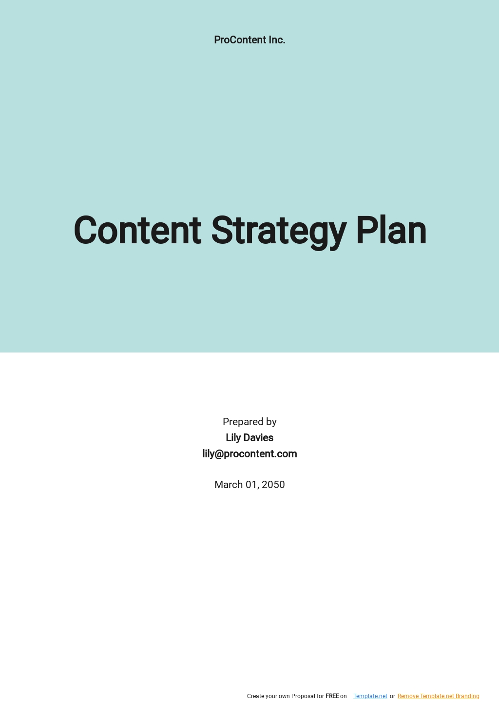 Sample Content Strategy Plan Template.jpe