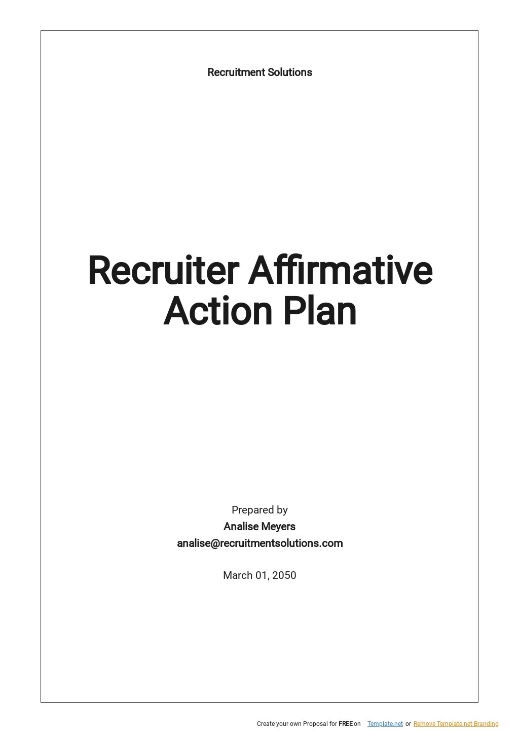 Recruiter Affirmative Action Plan Template.jpe