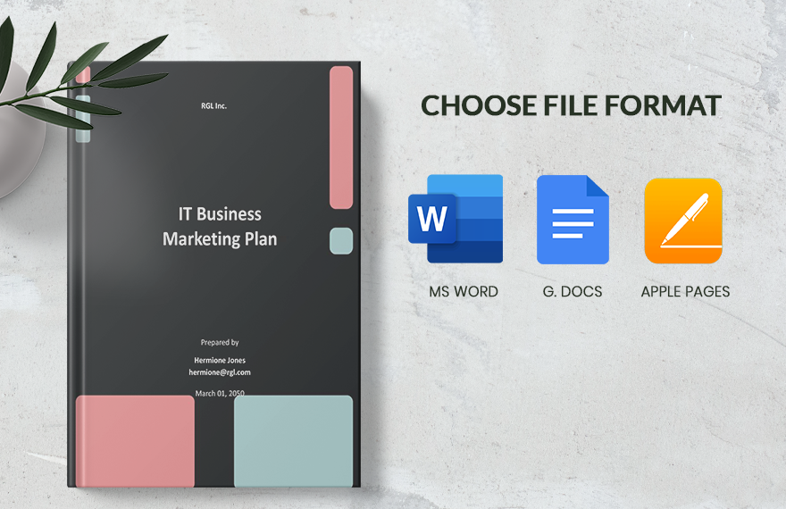 Sample IT Business Marketing Plan Template