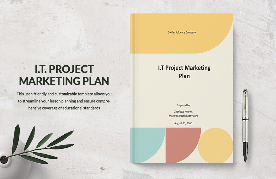 I.T Project Marketing Plan Template 