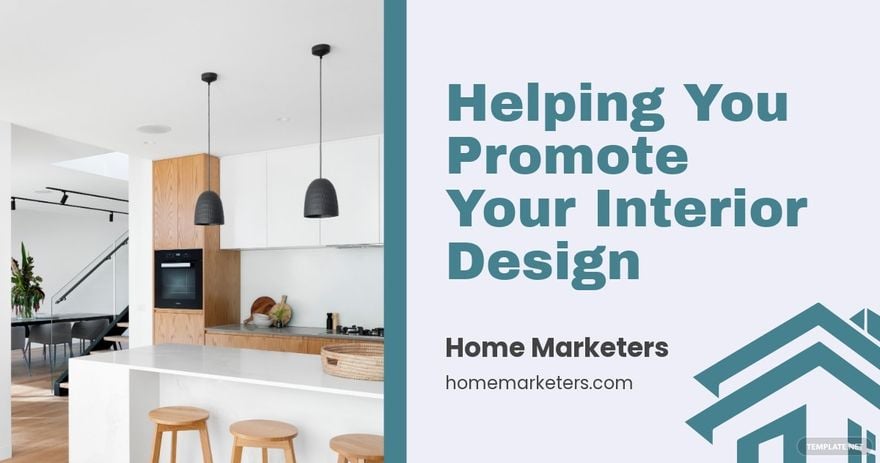Interior Design Marketing Facebook Post Template