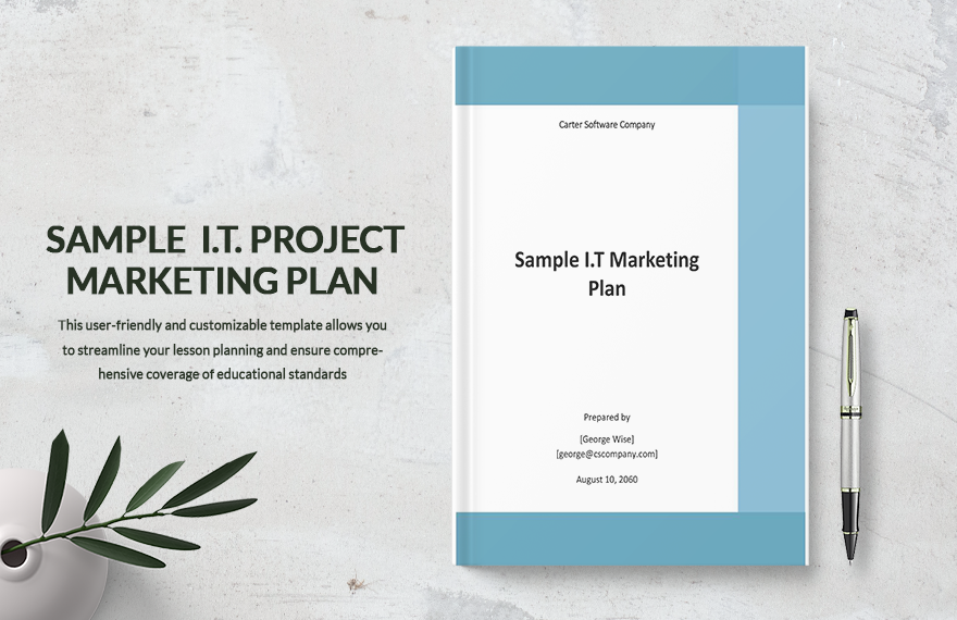 Sample I.T Marketing Plan Template
