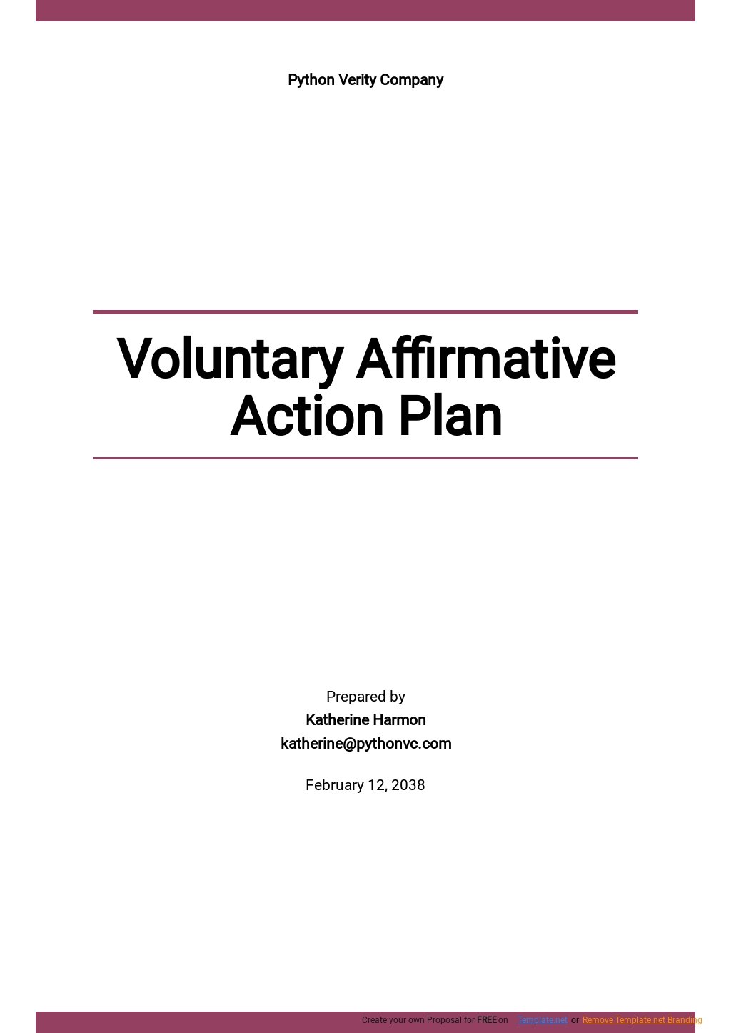 Voluntary Affirmative Action Plan Template.jpe