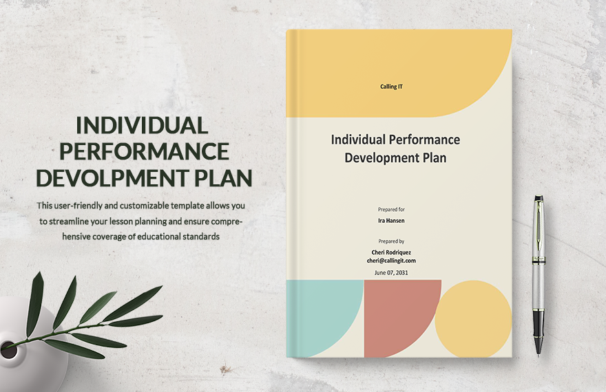 Individual Performance Development Plan Template