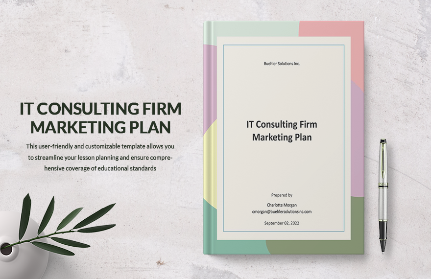 IT Consulting Firm Marketing Plan Template