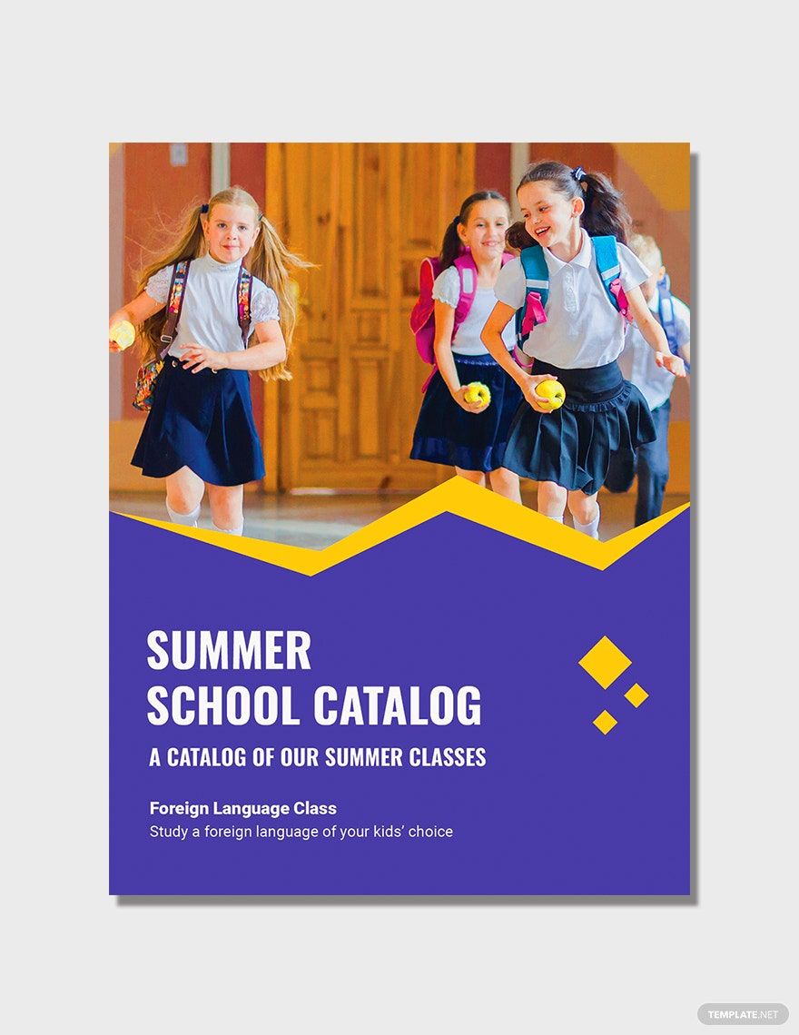Summer School Catalogue Template