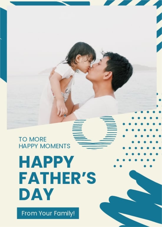 Photo Fathers Day Card Template.jpe