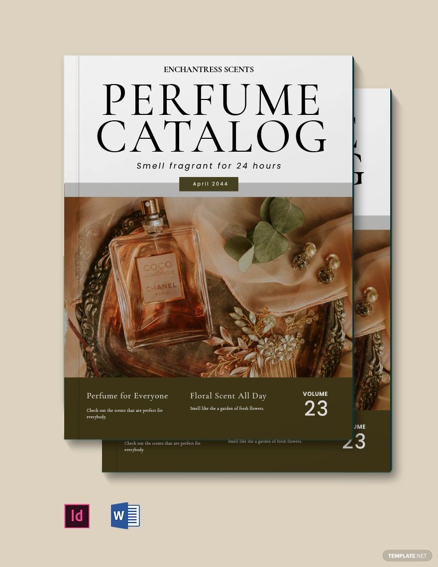 Perfume Store Catalog template