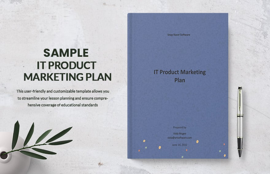 Sample IT Product Marketing Plan Template