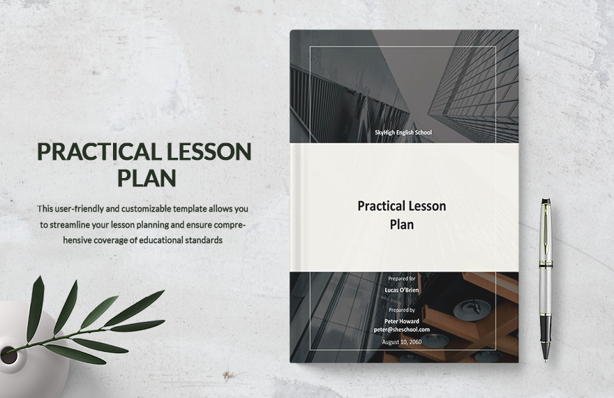 Sample Practical Lesson Plan Template