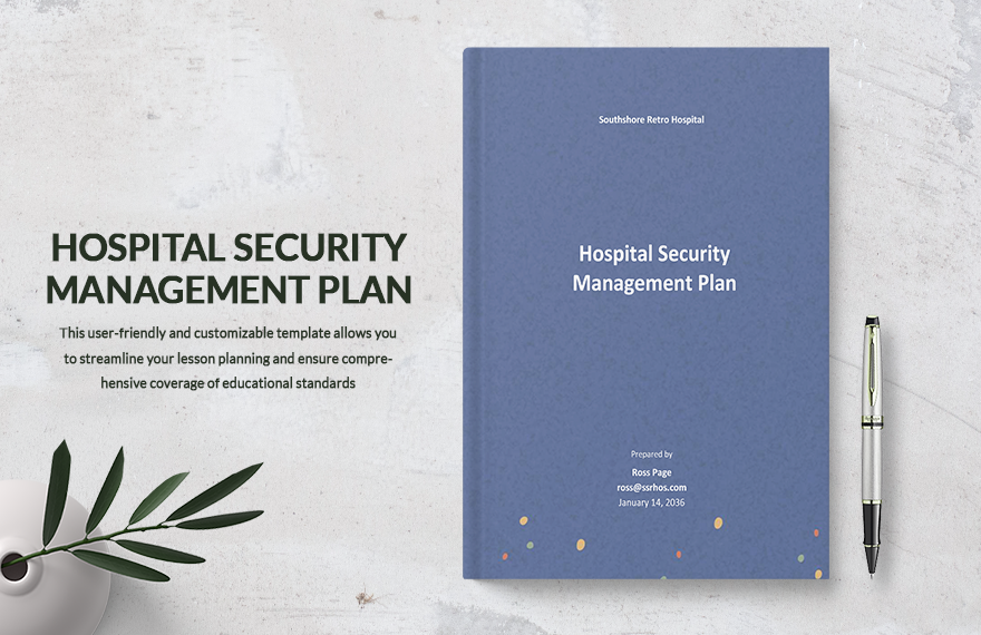 Hospital Security Management Plan Template