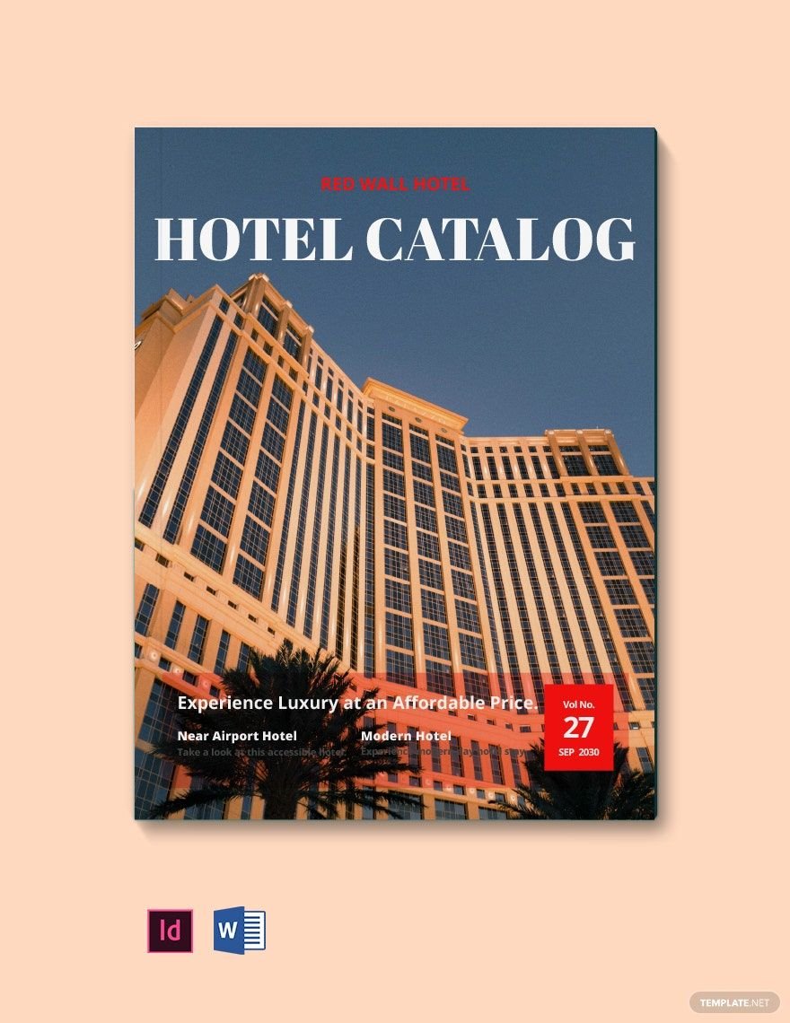 Modern Hotel Catalog Template