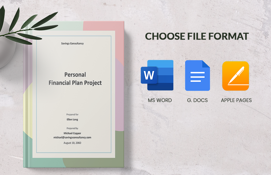 Personal Financial Plan Project Template