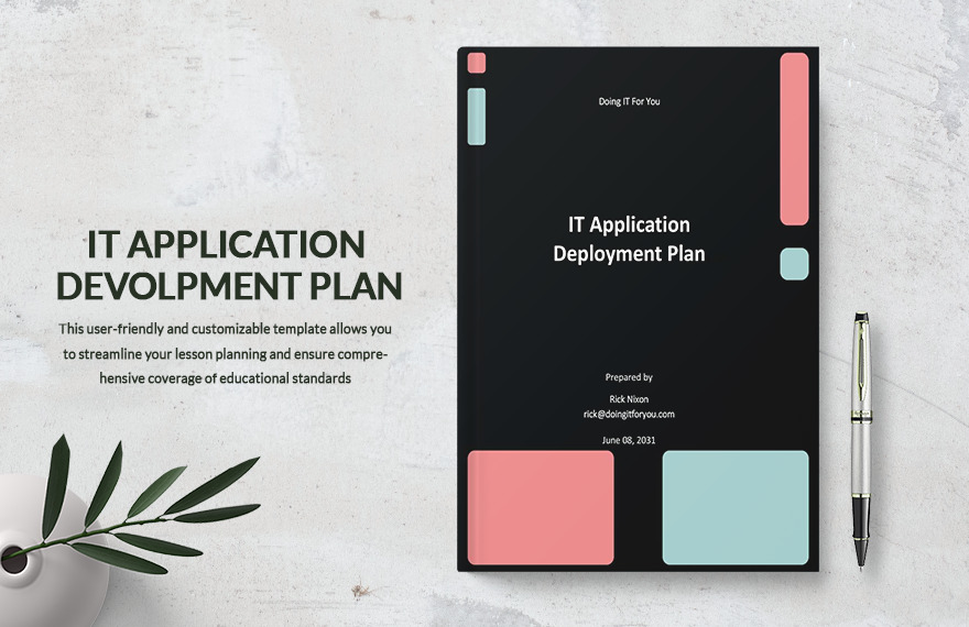 IT Application Deployment Plan Template