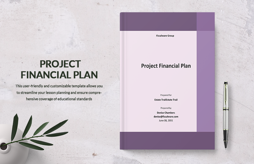 Sample Project Financial Plan Template