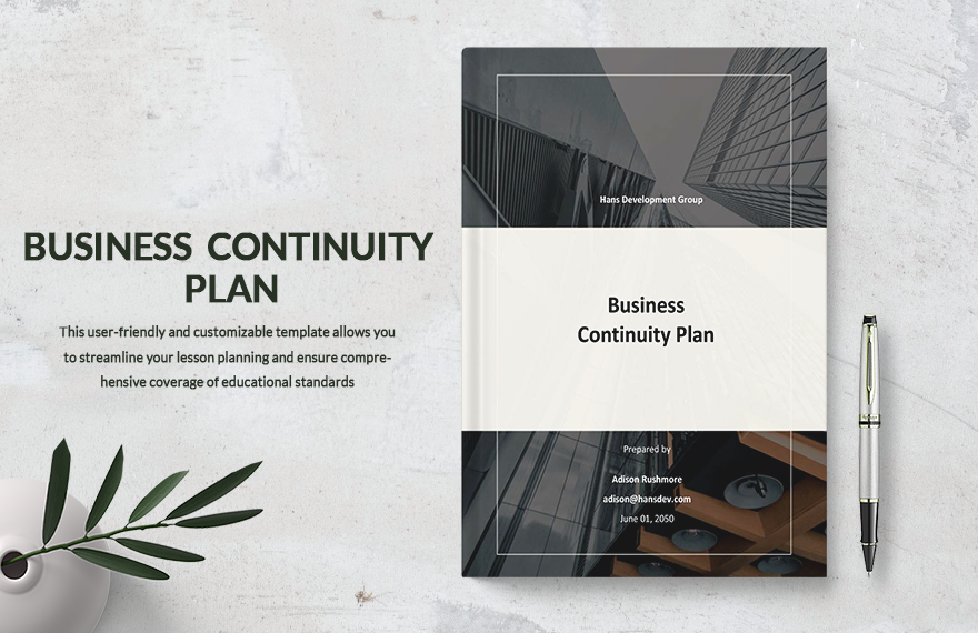 Basic Business Activity Plan Template