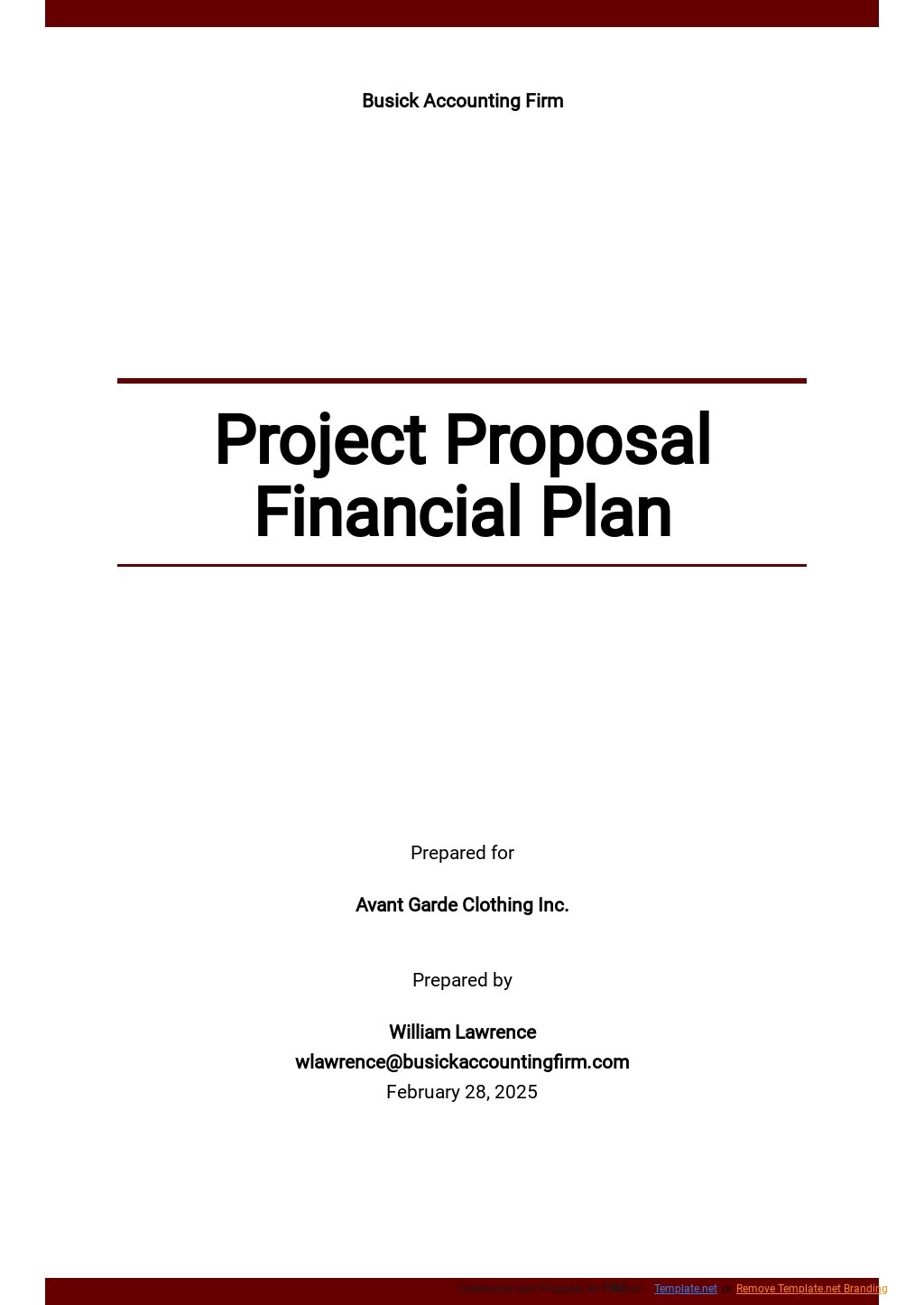 research proposal sample for finance