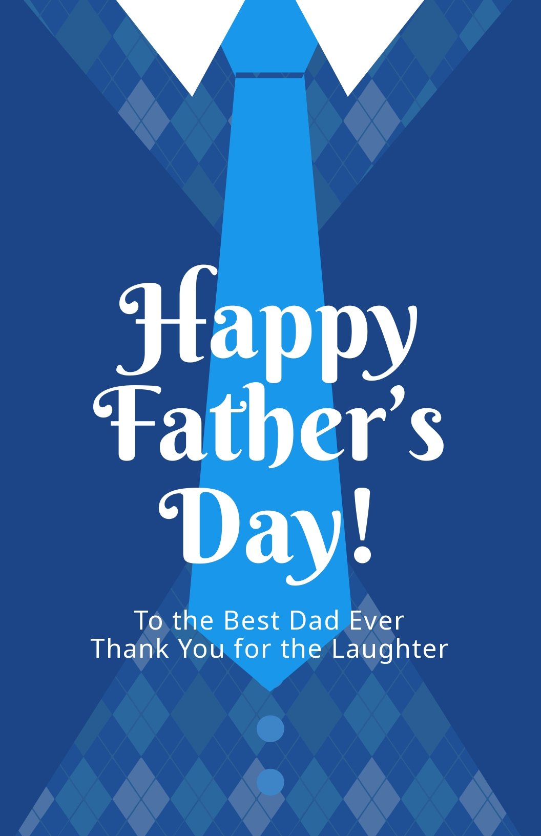 Free Creative Father's Day Poster Template