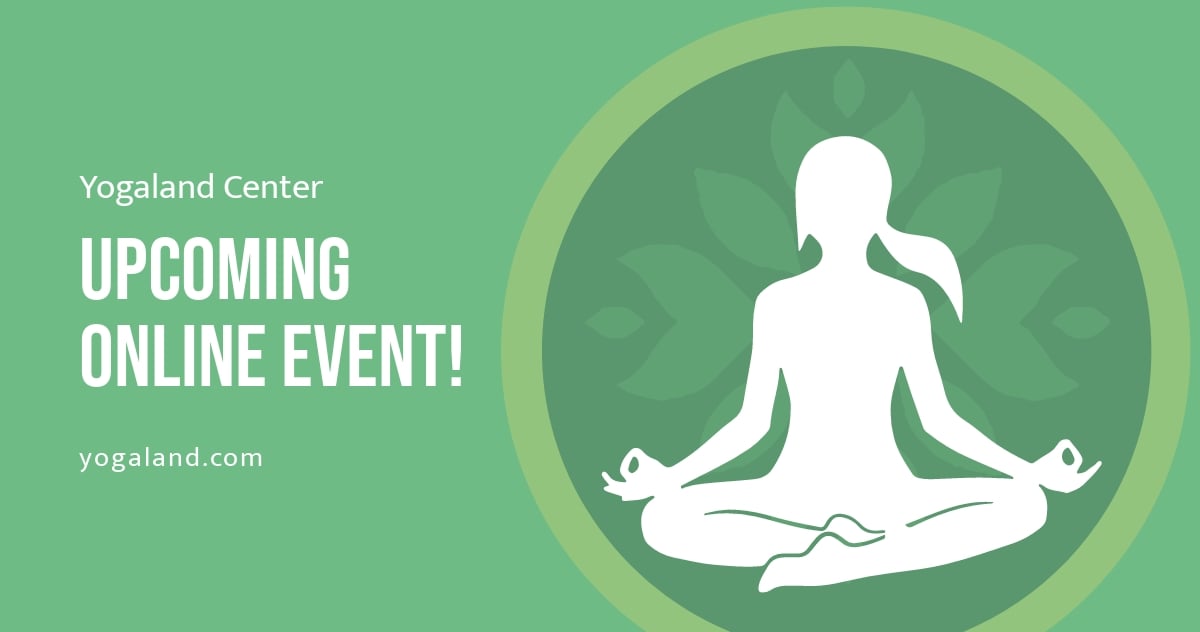 Yoga Day Event Facebook Post Template