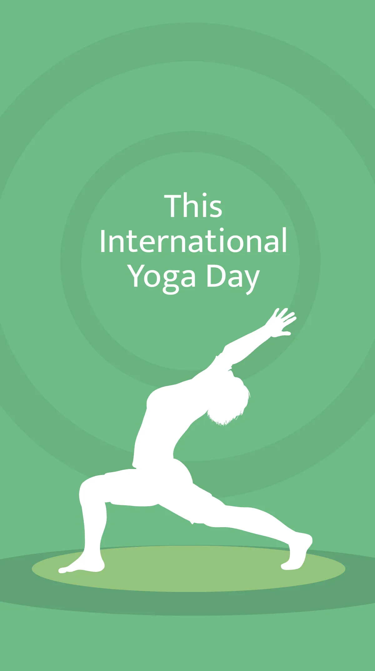 Free Yoga Day Event Instagram Story Template to Edit Online