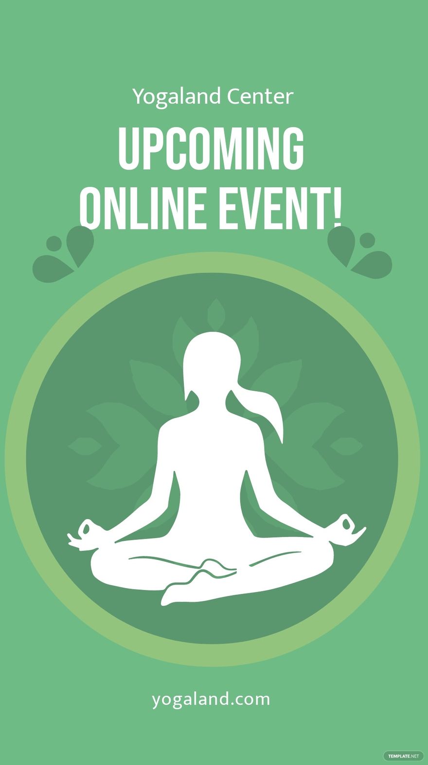 Yoga Day Event Whatsapp Post Template