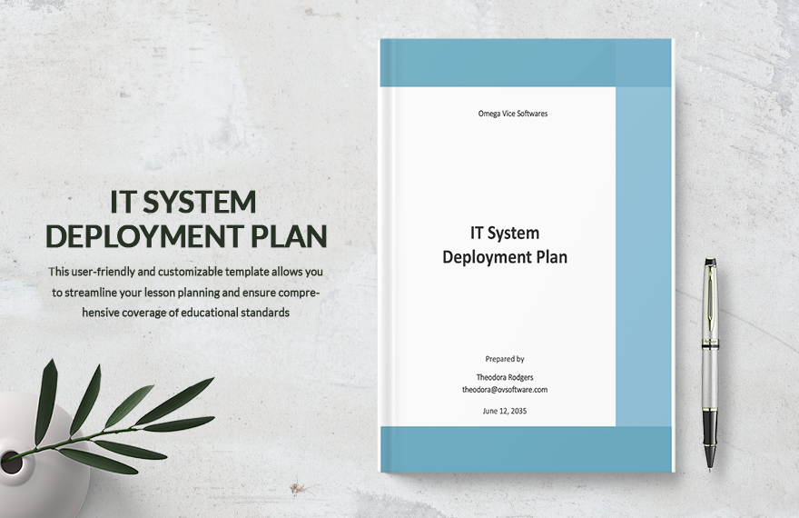 IT System Deployment Plan Template