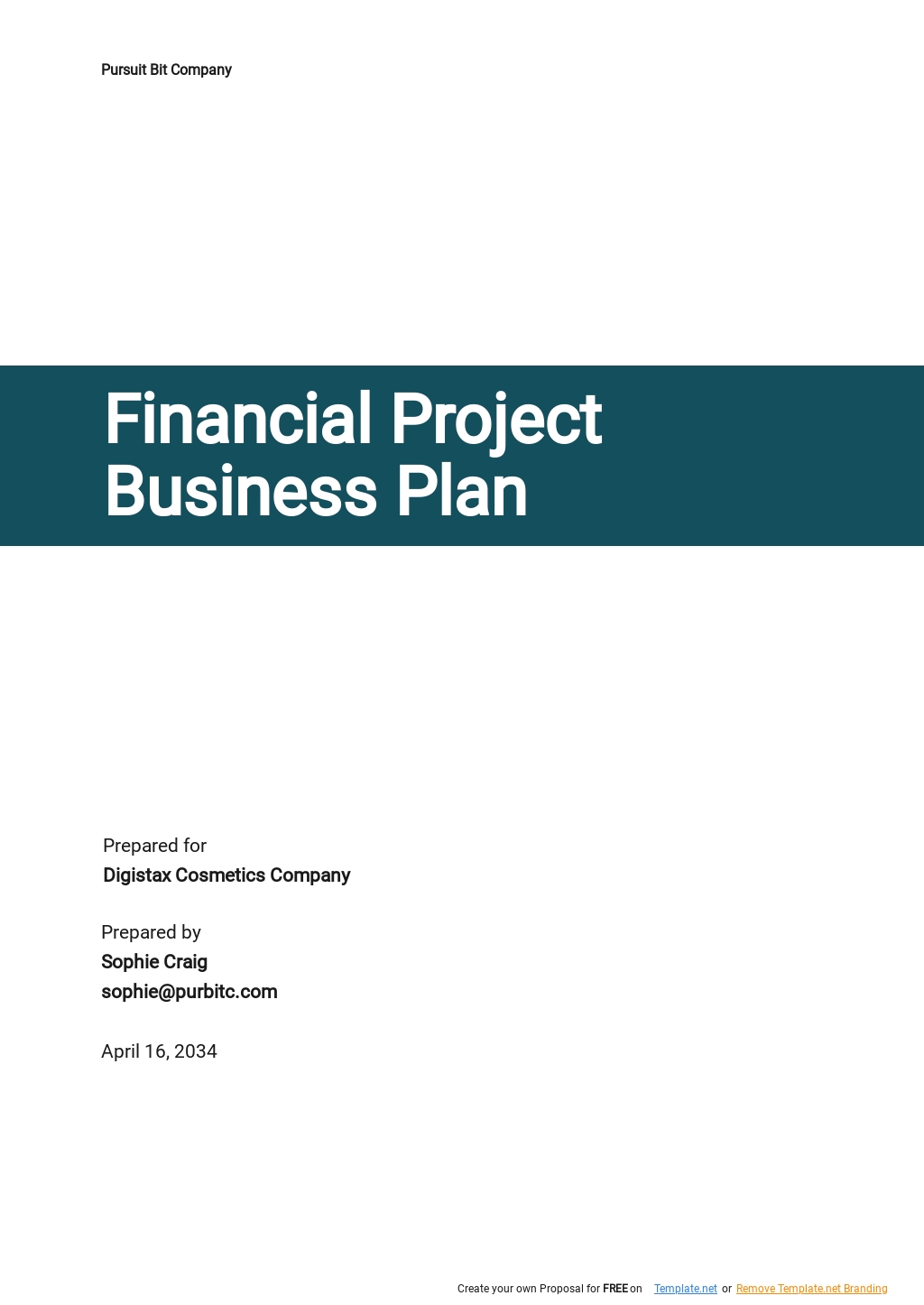 financial business plan uk