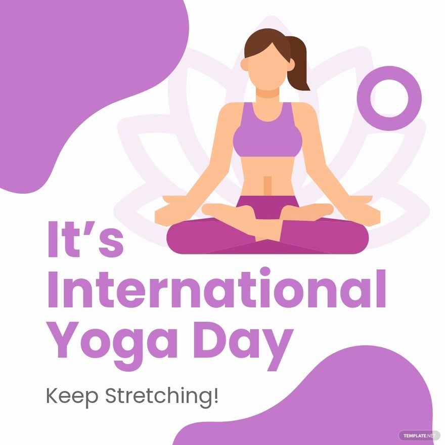 Free International Yoga Day Instagram Ad Template