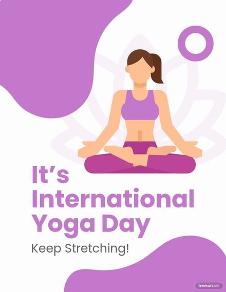 International Yoga Day Promo Flyer Template