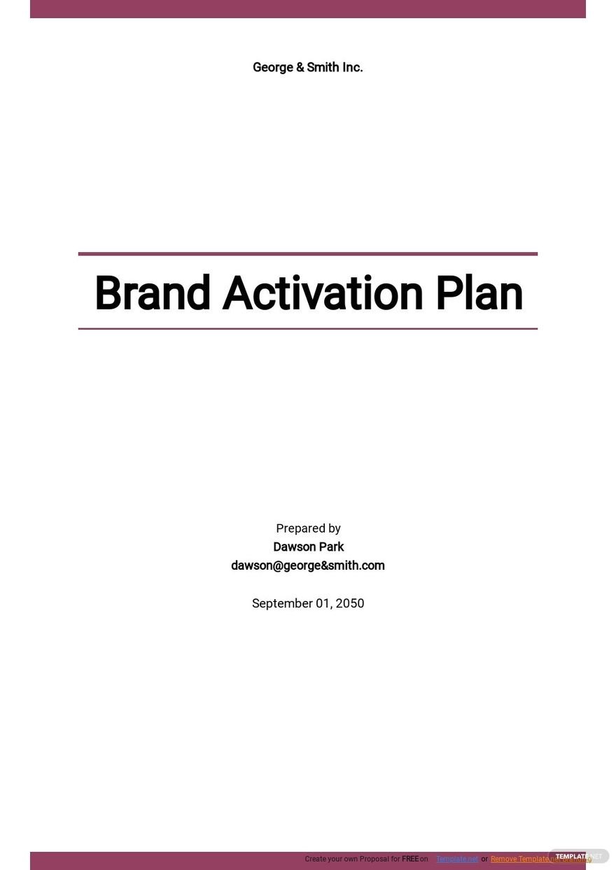 Basic Brand Activation Plan Template.jpe
