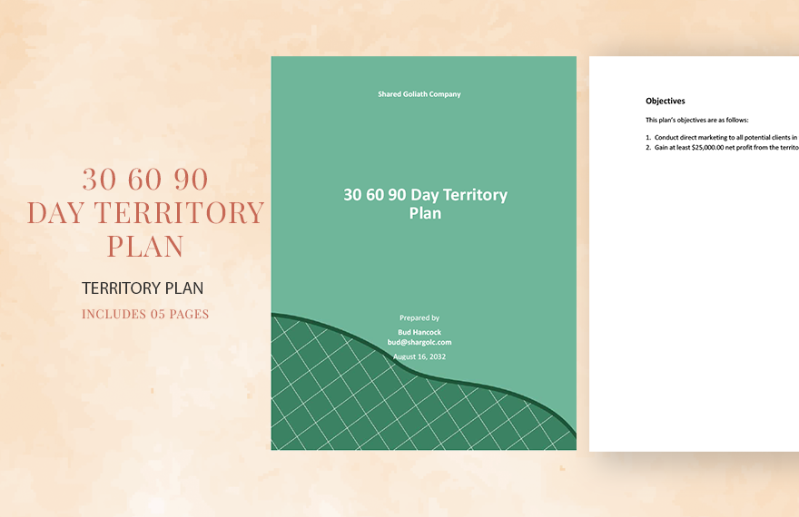 30 60 90 Day Territory Plan Template