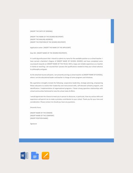 FREE Formal Proposal Letter to School Principal Template - Word ...