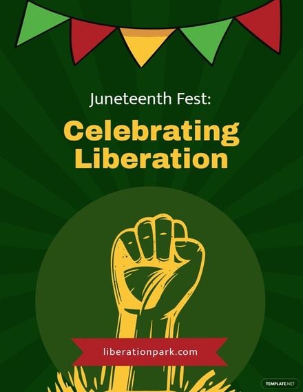 Free Juneteenth Festival Flyer Template