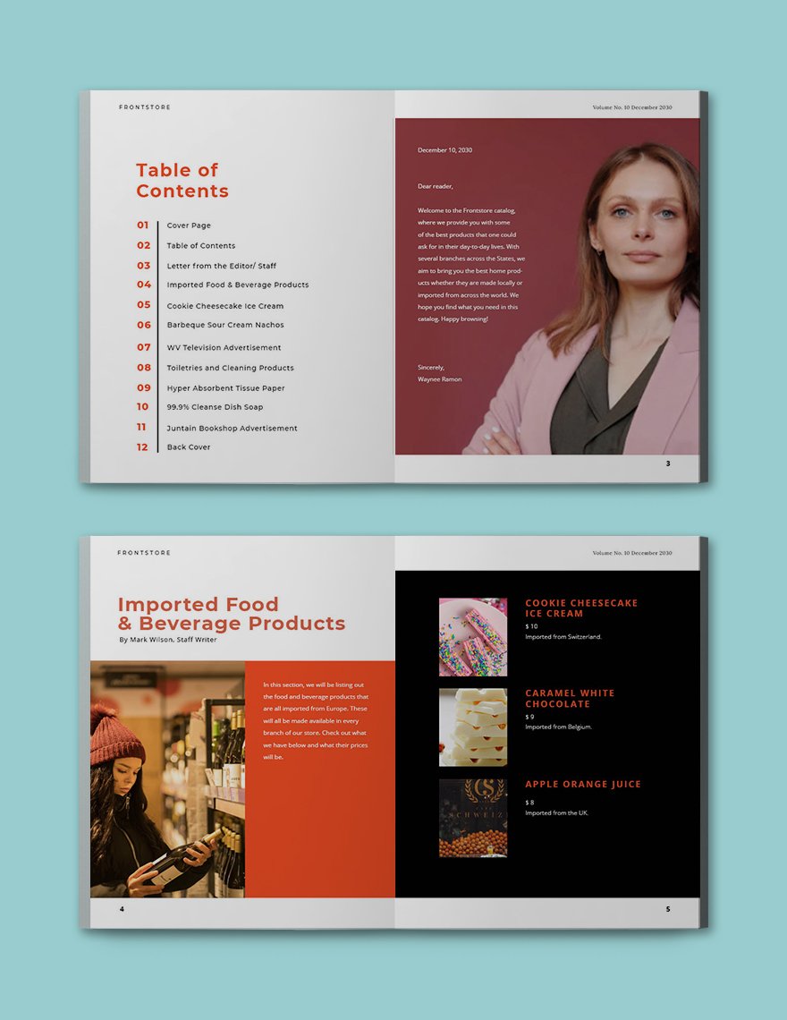 Store Catalog Template