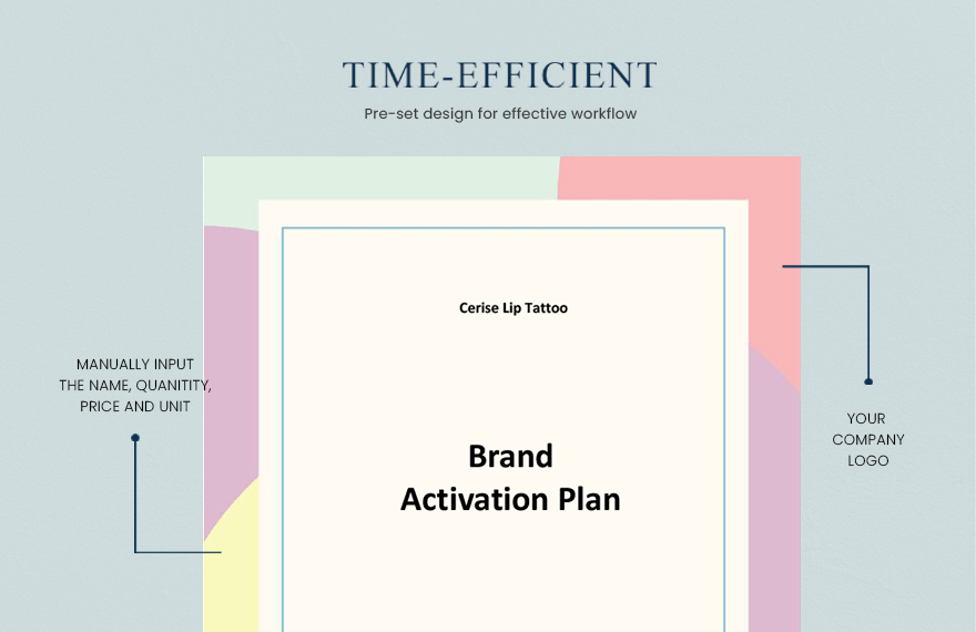 Sample Brand Activation Plan Template