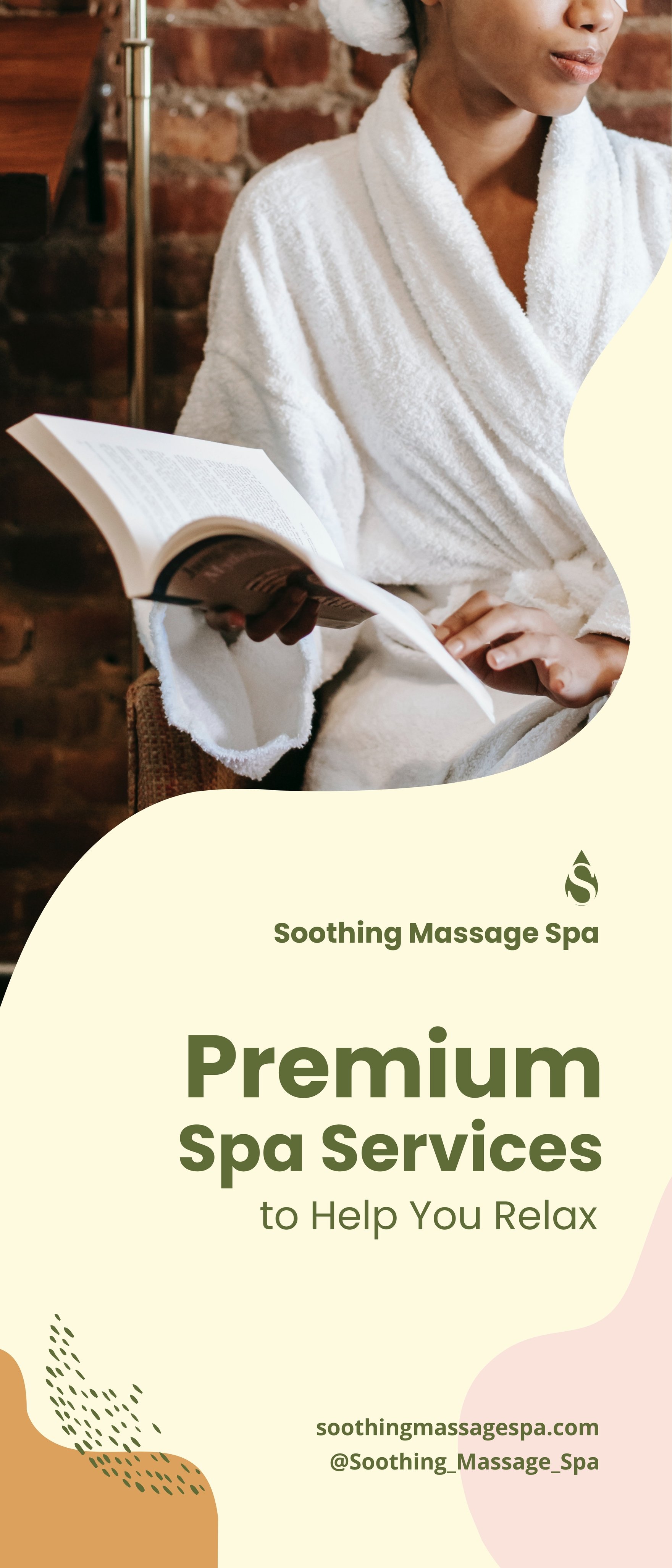Spa Roll up Banner Template