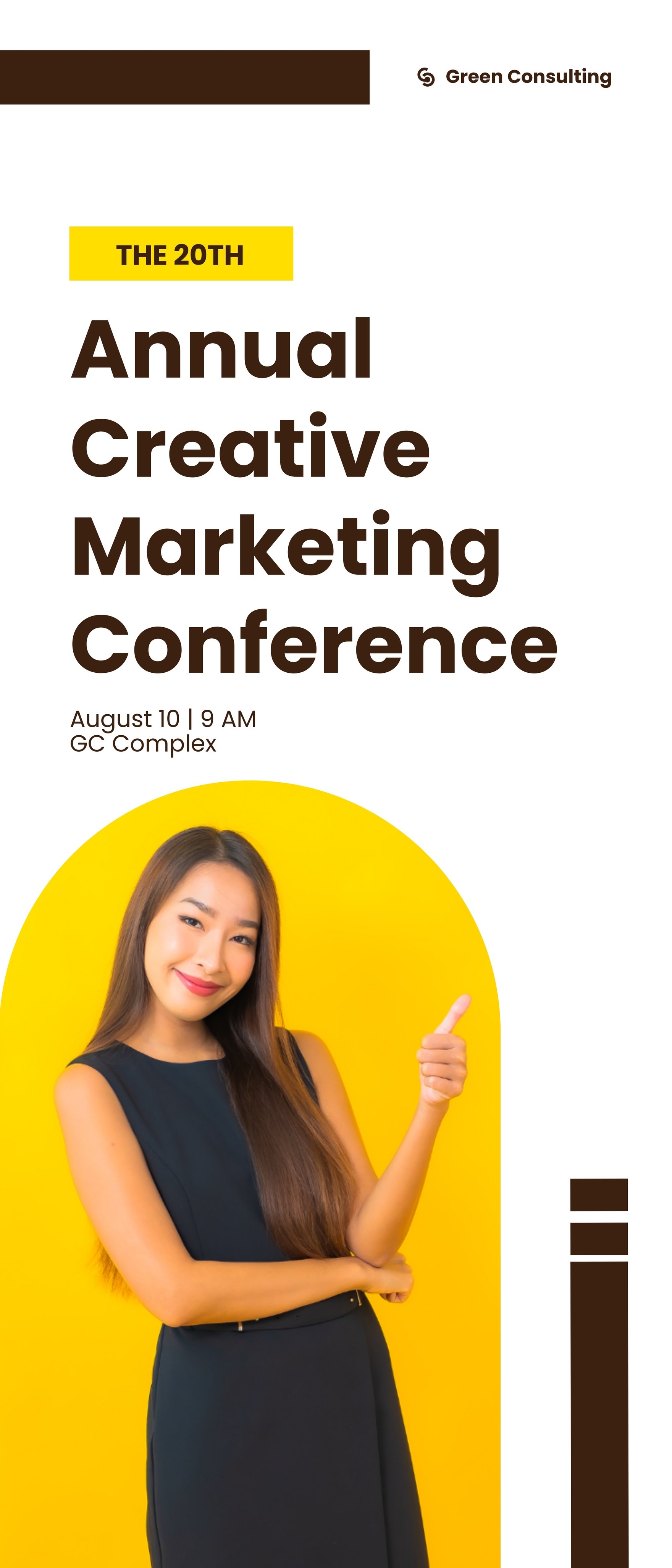 Creative Conference Roll Up Banner Template