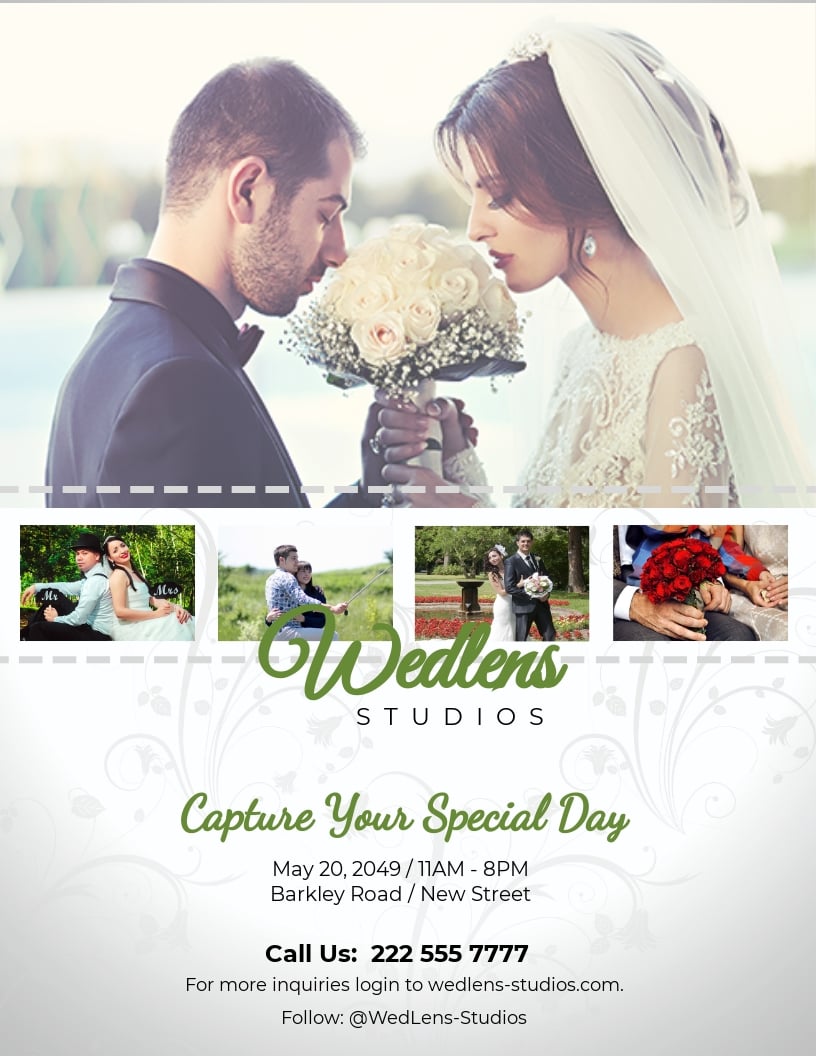 FREE Wedding Planner Flyer PSD - Template Download