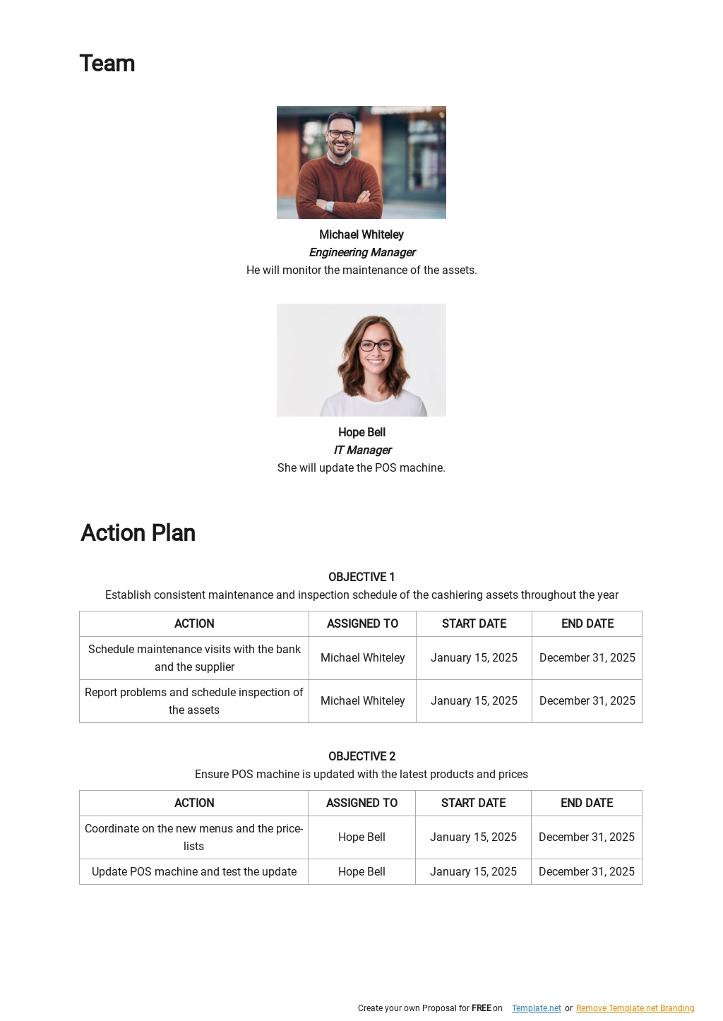 Sample Asset Maintenance Plan Template in Google Docs, Word | Template.net