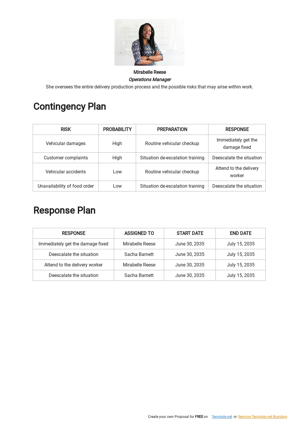 Simple Service Continuity Plan Template 2.jpe