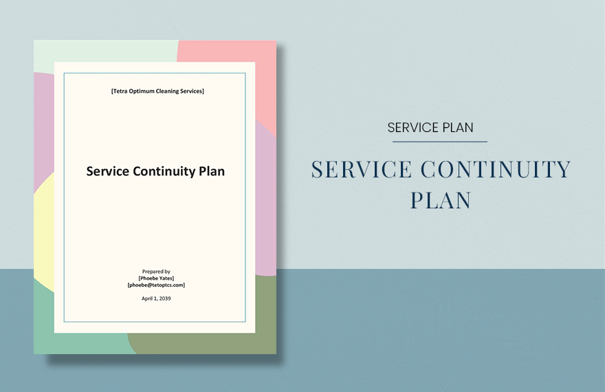 Basic Service Continuity Plan Template
