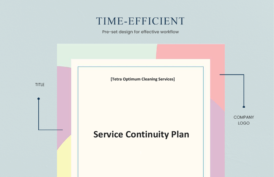 Basic Service Continuity Plan Template