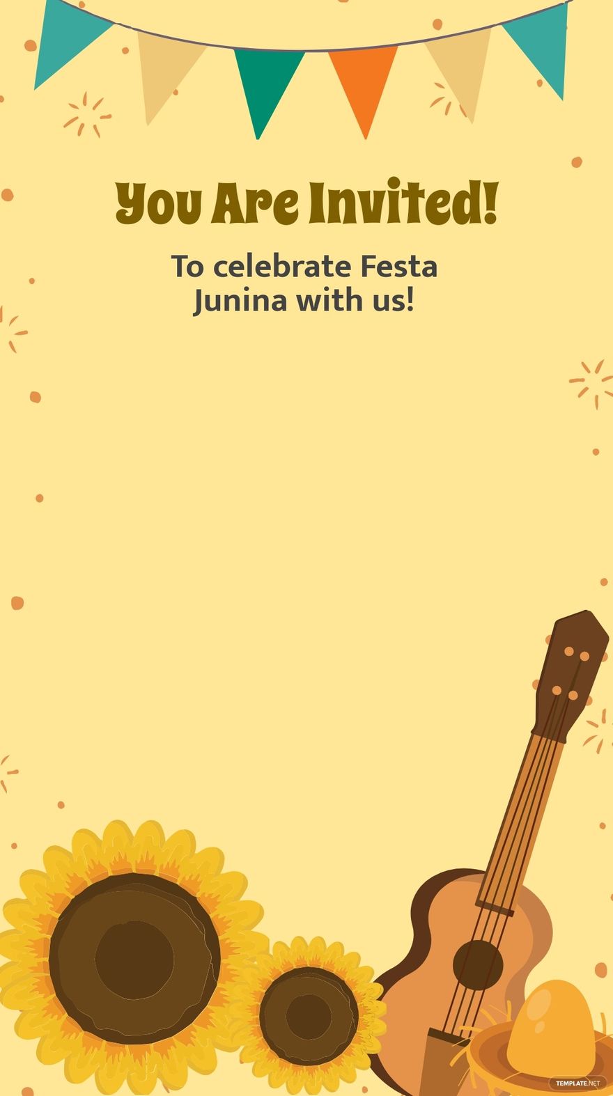 Free Festa Junina Invitation Snapchat Geofilter Template