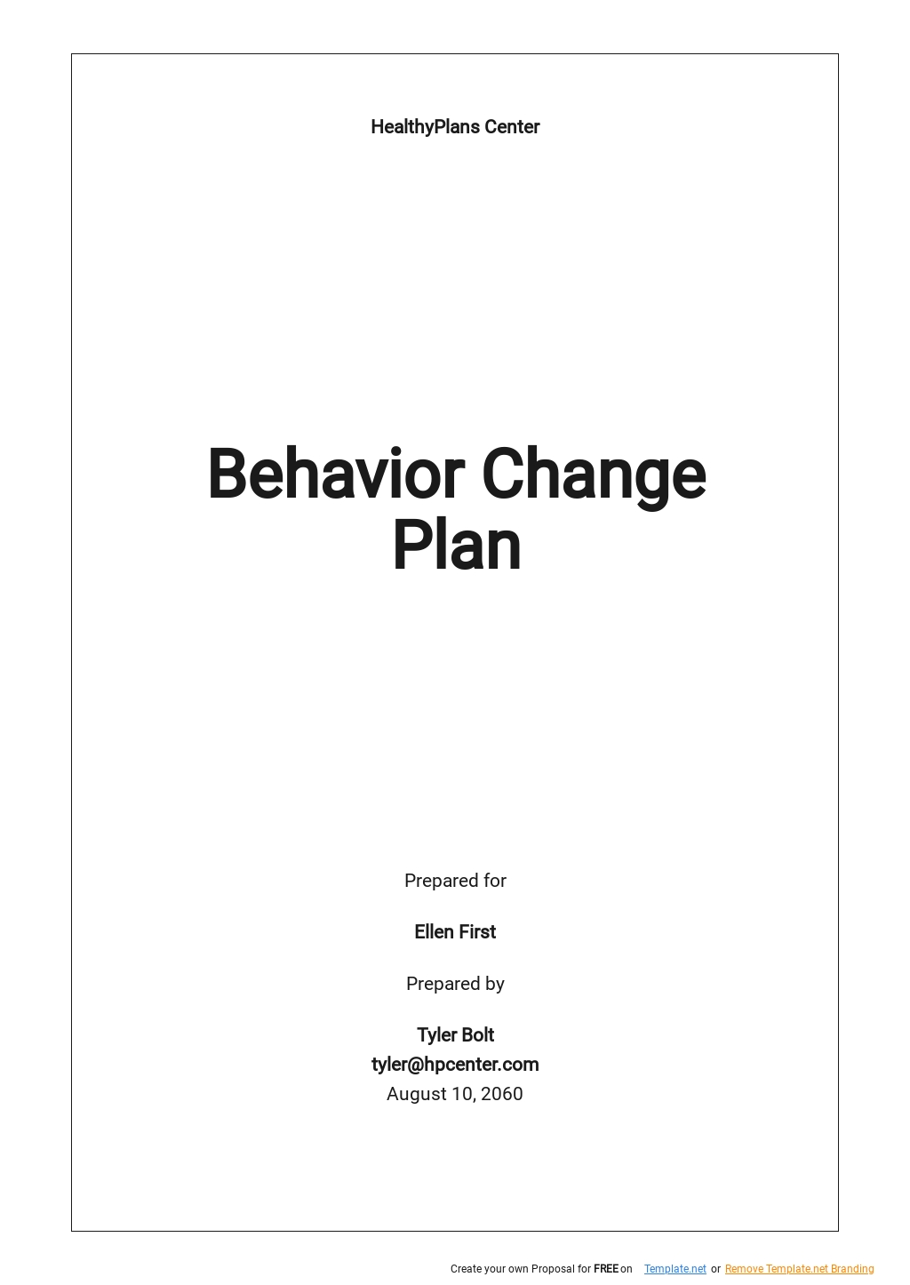 Sample Behavior Change Plan Template .jpe