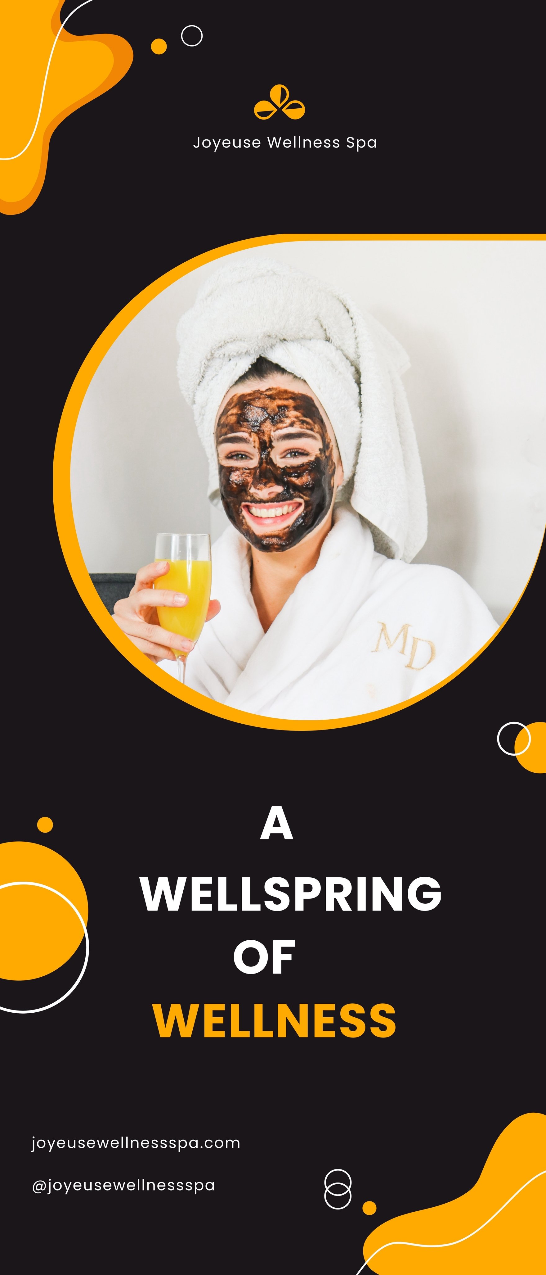 Wellness And Spa Rollup Banner Template