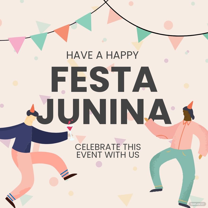 Free Festa Junina Event Linkedin Post Template