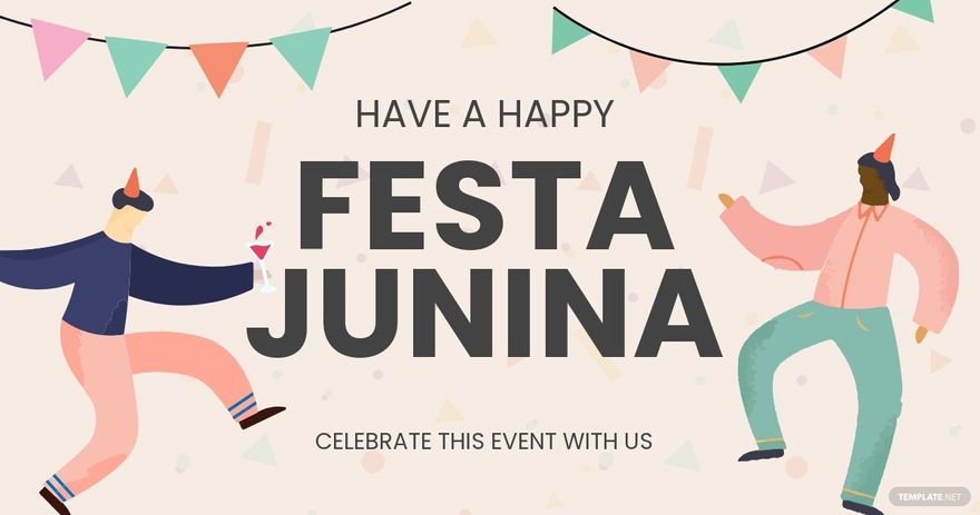 Free Festa Junina Event Facebook Post Template