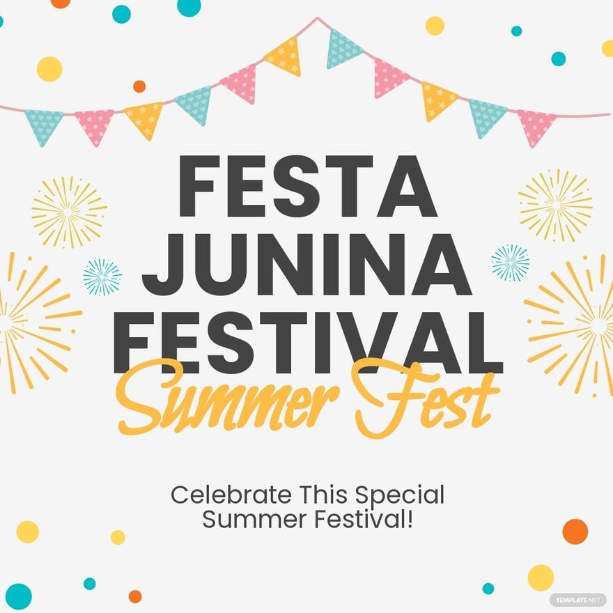 Free Festa Junina Festival Instagram Post Template
