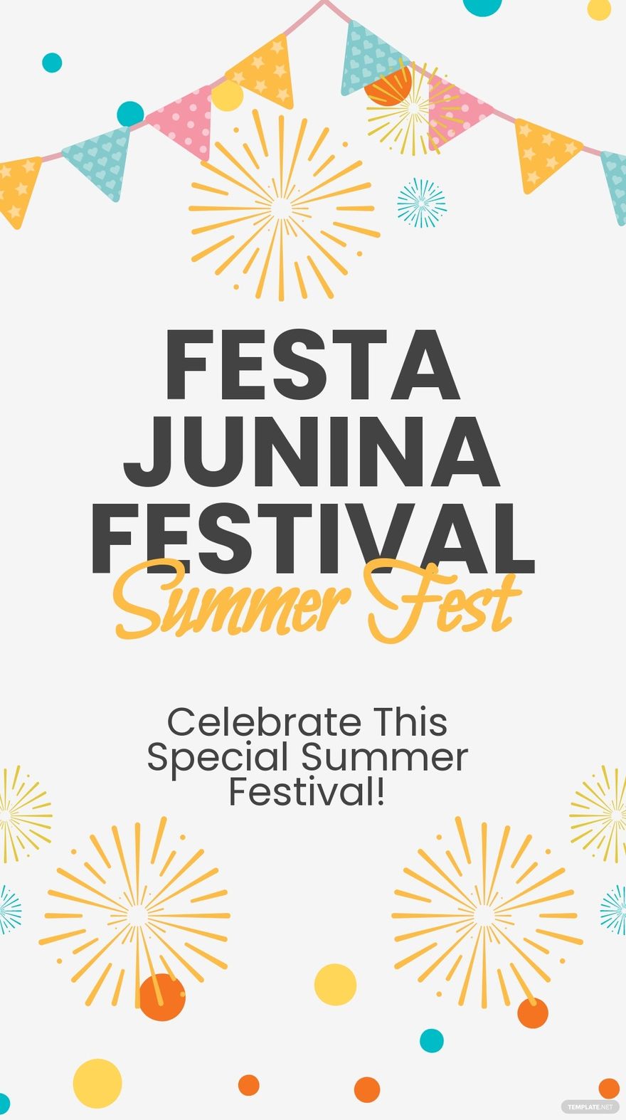 Free Festa Junina Festival Whatsapp Post Template