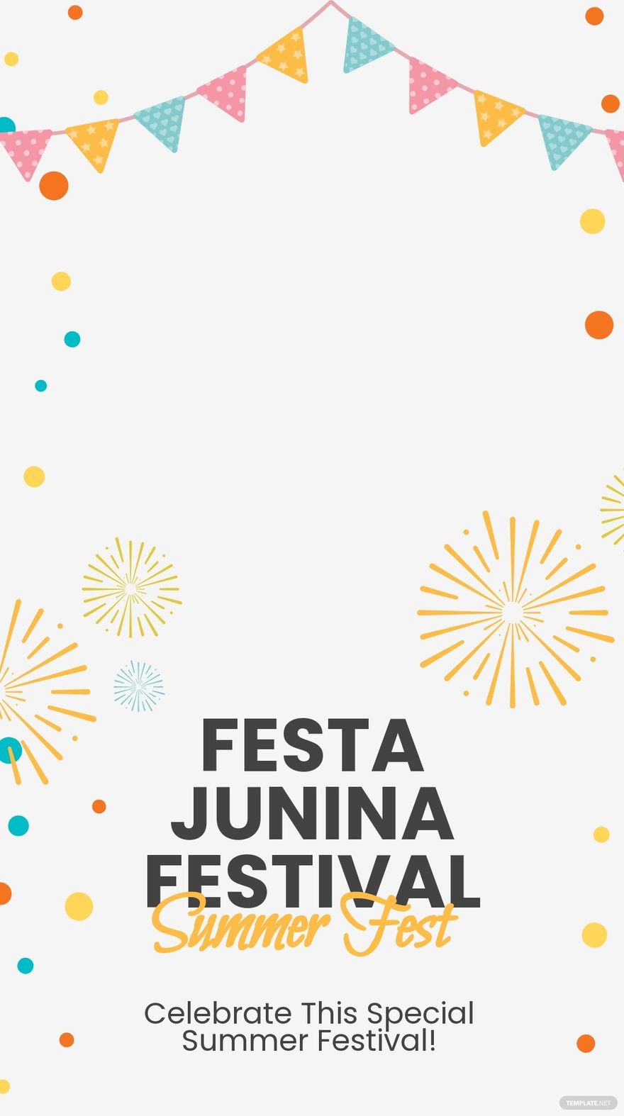Free Festa Junina Festival Snapchat Geofilter Template